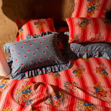 Load image into Gallery viewer, Anneliese Ruffle Pillowcase - Poppy
