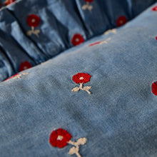 Load image into Gallery viewer, Anneliese Ruffle Pillowcase - Poppy
