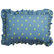 Load image into Gallery viewer, Anneliese Ruffle Pillowcase - Peridot
