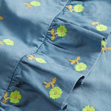 Load image into Gallery viewer, Anneliese Ruffle Pillowcase - Peridot
