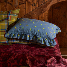 Load image into Gallery viewer, Anneliese Ruffle Pillowcase - Peridot
