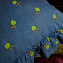 Load image into Gallery viewer, Anneliese Ruffle Pillowcase - Peridot

