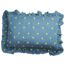 Load image into Gallery viewer, Anneliese Ruffle Pillowcase - Peridot
