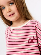 Load image into Gallery viewer, Waffle Stripe Tee - Pink
