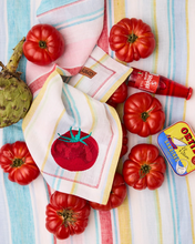 Load image into Gallery viewer, Bellissimo Stripe Embroidered Napkin Set
