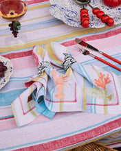 Load image into Gallery viewer, Bellissimo Stripe Embroidered Napkin Set
