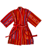 Load image into Gallery viewer, Ciao Stripe Terry Mini Bath Robe
