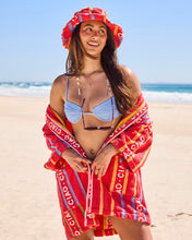 Load image into Gallery viewer, Ciao Stripe Terry Mini Bath Robe
