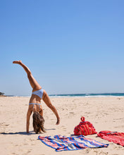 Load image into Gallery viewer, Ciao Stripe Terry Oversized Beach Bag
