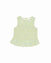 Load image into Gallery viewer, Poppy Top - Ditsy Lemon
