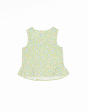 Load image into Gallery viewer, Poppy Top - Ditsy Lemon
