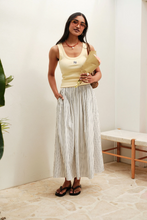 Load image into Gallery viewer, Zoe Contour Rib Singlet - Butter
