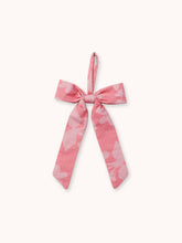 Load image into Gallery viewer, Christmas Bow Decoration - Floral Pink
