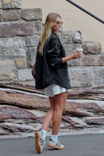 Load image into Gallery viewer, Bobbi Side Pocket Denim Shacket - Washed Black
