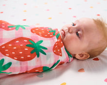 Load image into Gallery viewer, Strawberry Jam Bamboo Swaddle
