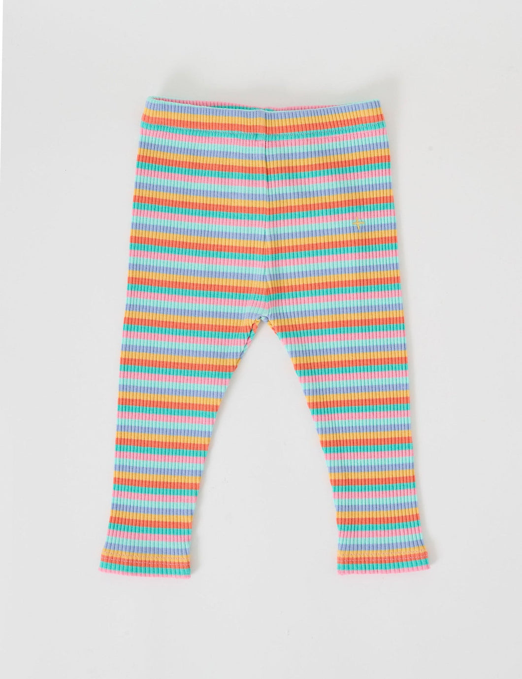 Rib Leggings - Candy Stripe