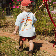 Load image into Gallery viewer, Cows Come Home Boxy Tee - Sky Blue
