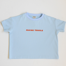 Load image into Gallery viewer, Cows Come Home Boxy Tee - Sky Blue
