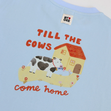 Load image into Gallery viewer, Cows Come Home Boxy Tee - Sky Blue
