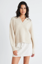Load image into Gallery viewer, Truth Collar Chunky Knit Jumper - Oat
