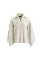 Load image into Gallery viewer, Truth Collar Chunky Knit Jumper - Oat
