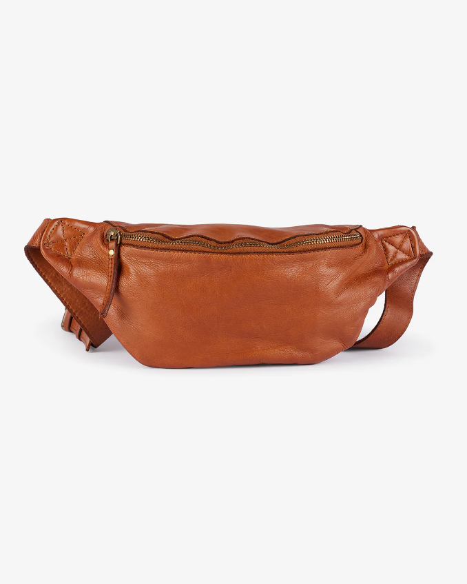 Cali Leather Slingbag - Tan