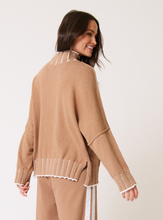 Load image into Gallery viewer, Romy Knit Sweater - Fawn Stripe
