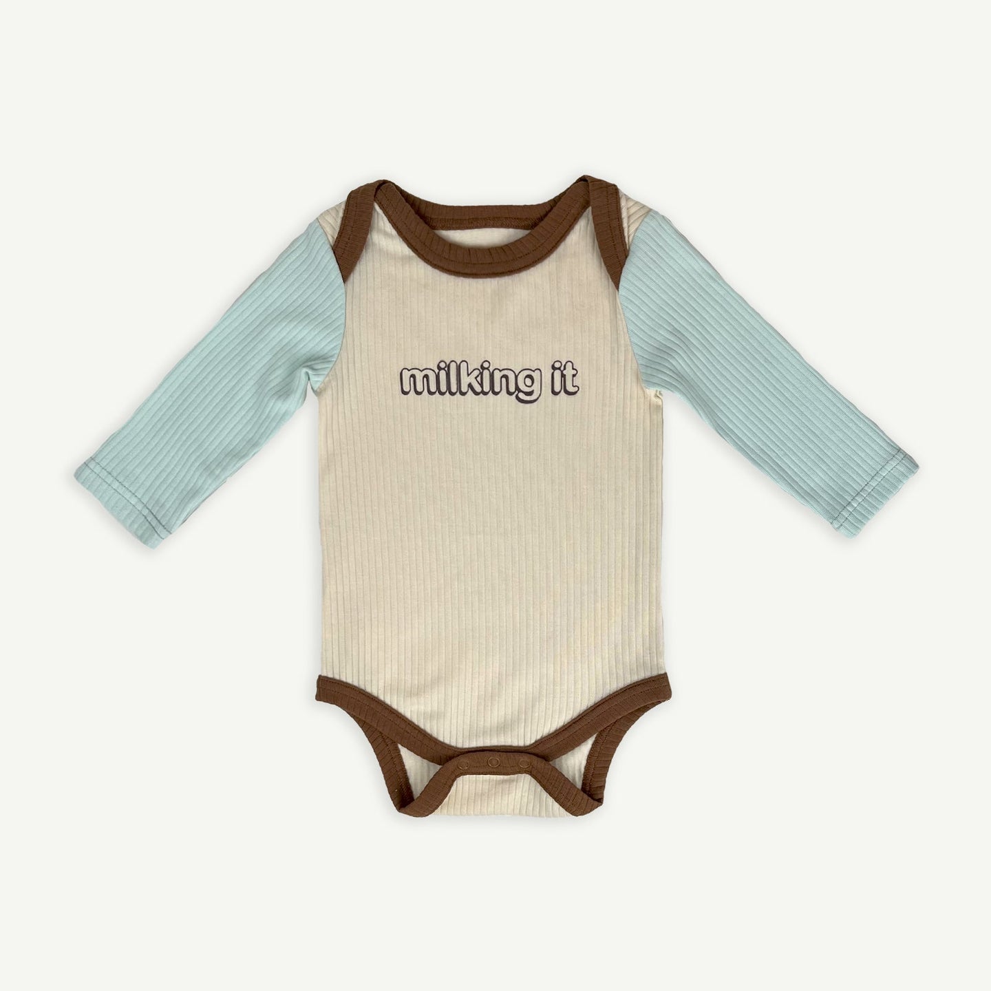 Milking It Long Sleeve Onesie