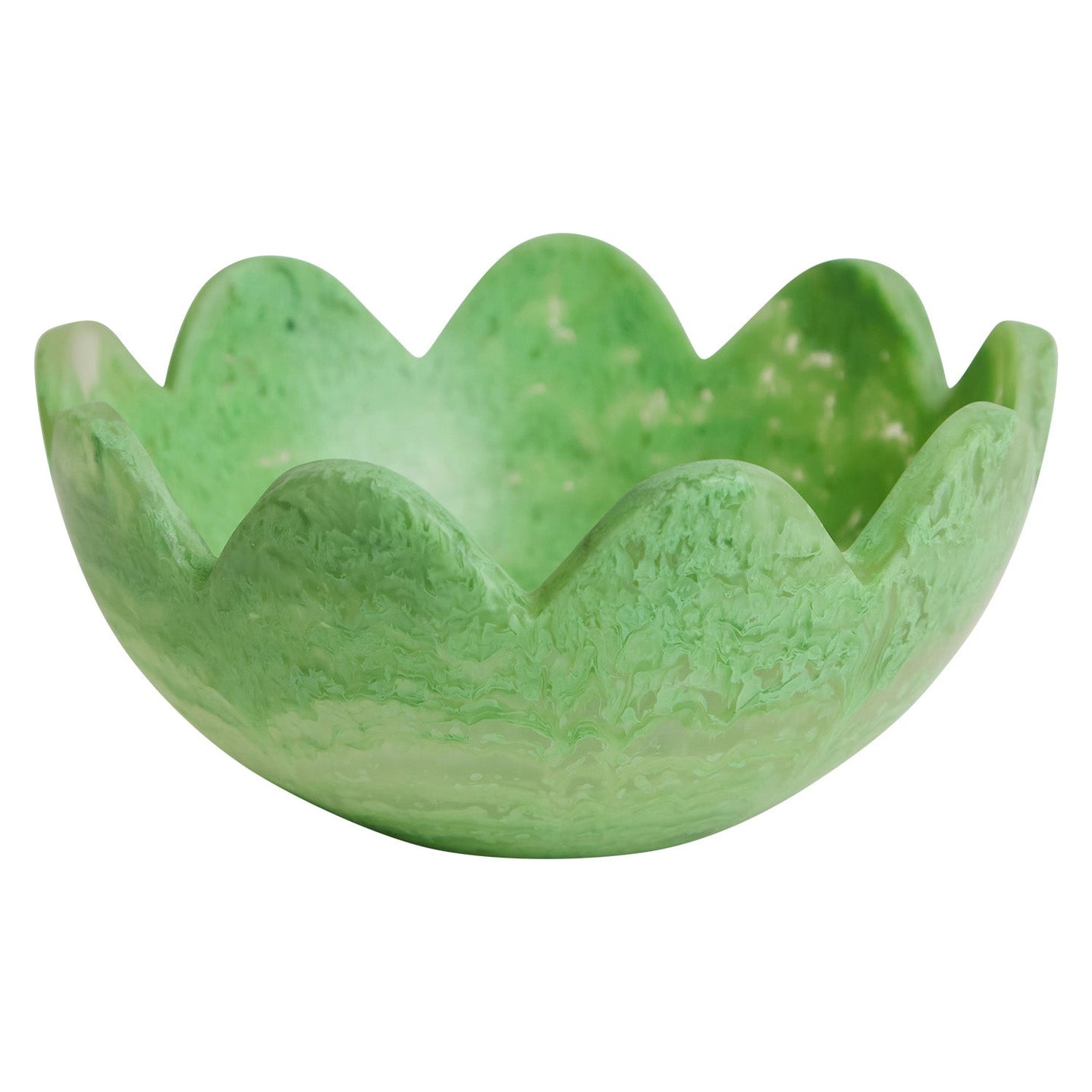 Petal Resin Bowl - Emerald