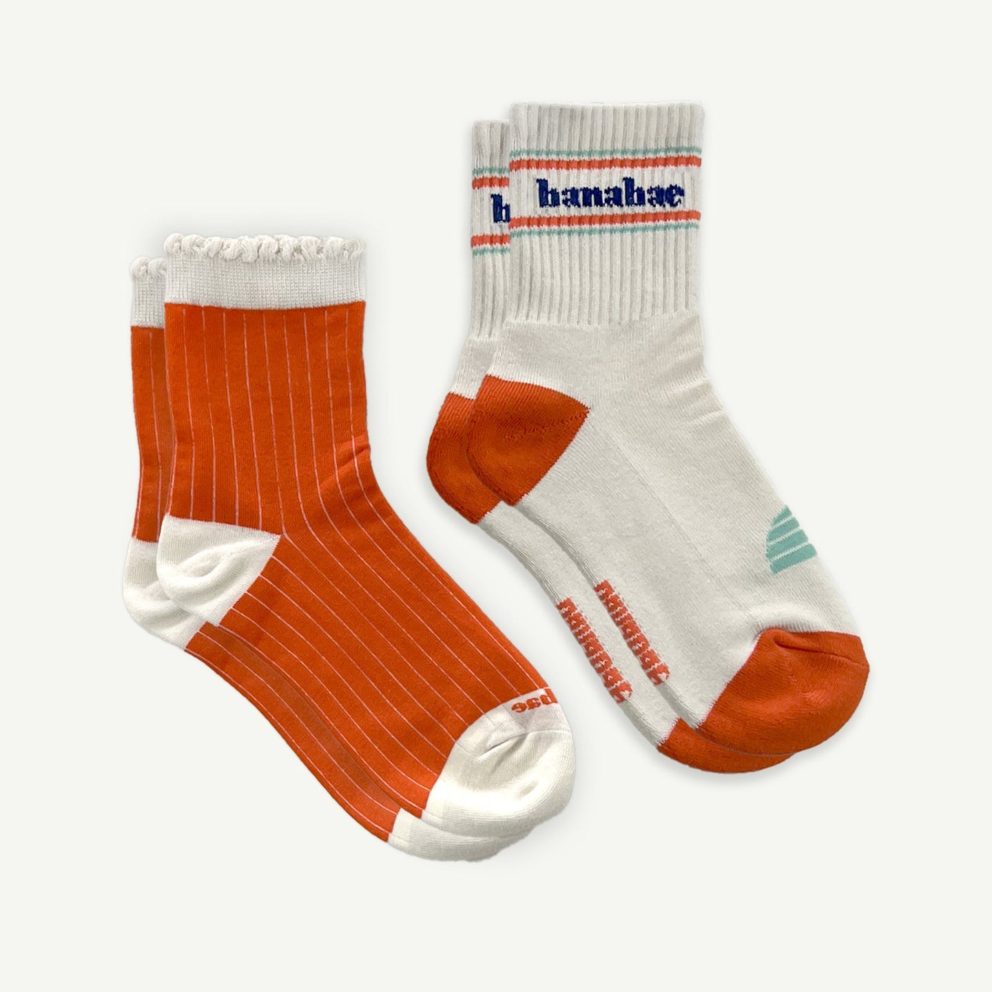 Banabea & Rib Scallop Sock Pack