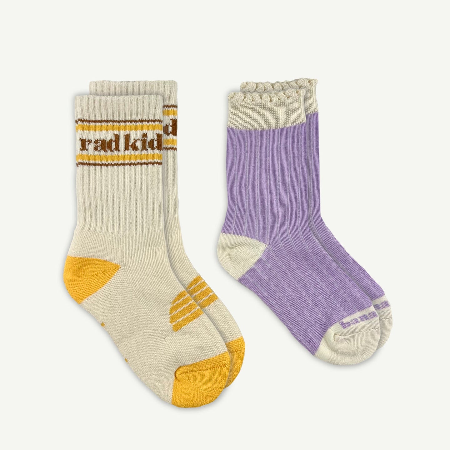 Rad Kids & Lilac Rib Sock Pack