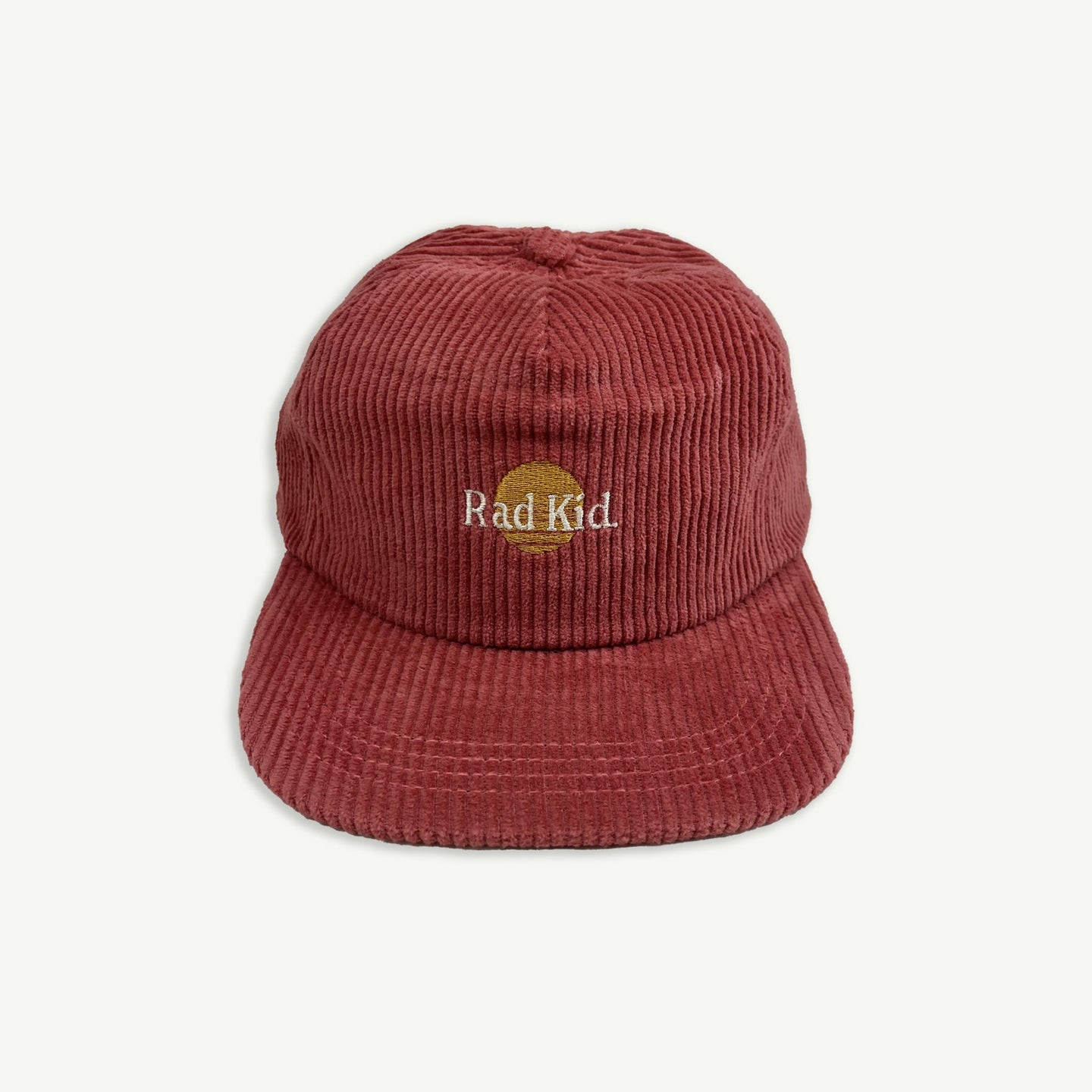 Rad Kid Cord Cap - Eco Red
