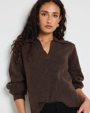 Load image into Gallery viewer, Truth Collar Chunky Knit Jumper - Chocolate
