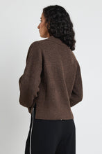 Load image into Gallery viewer, Truth Collar Chunky Knit Jumper - Chocolate
