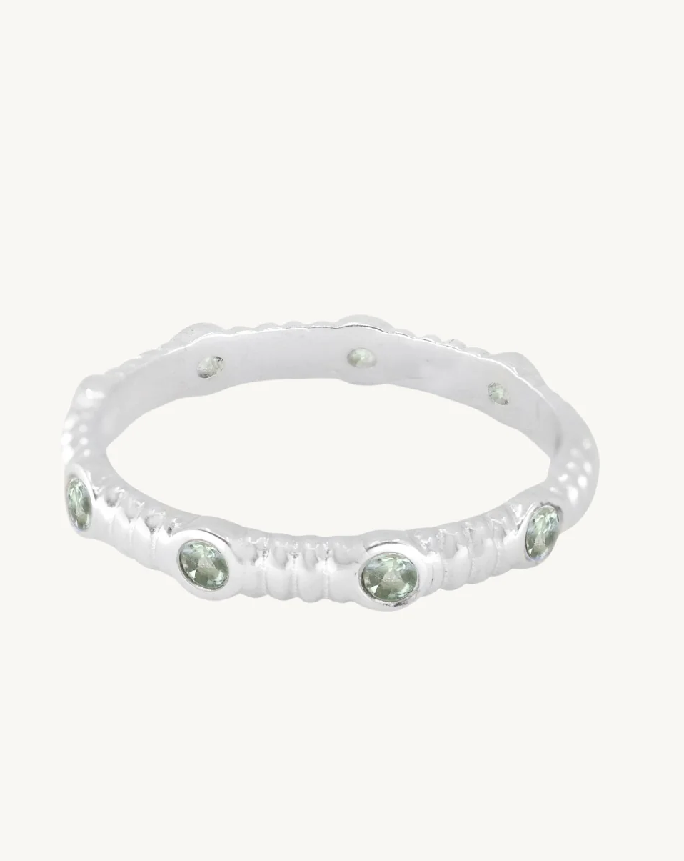 Asymmetric Apatite Silver Stacker