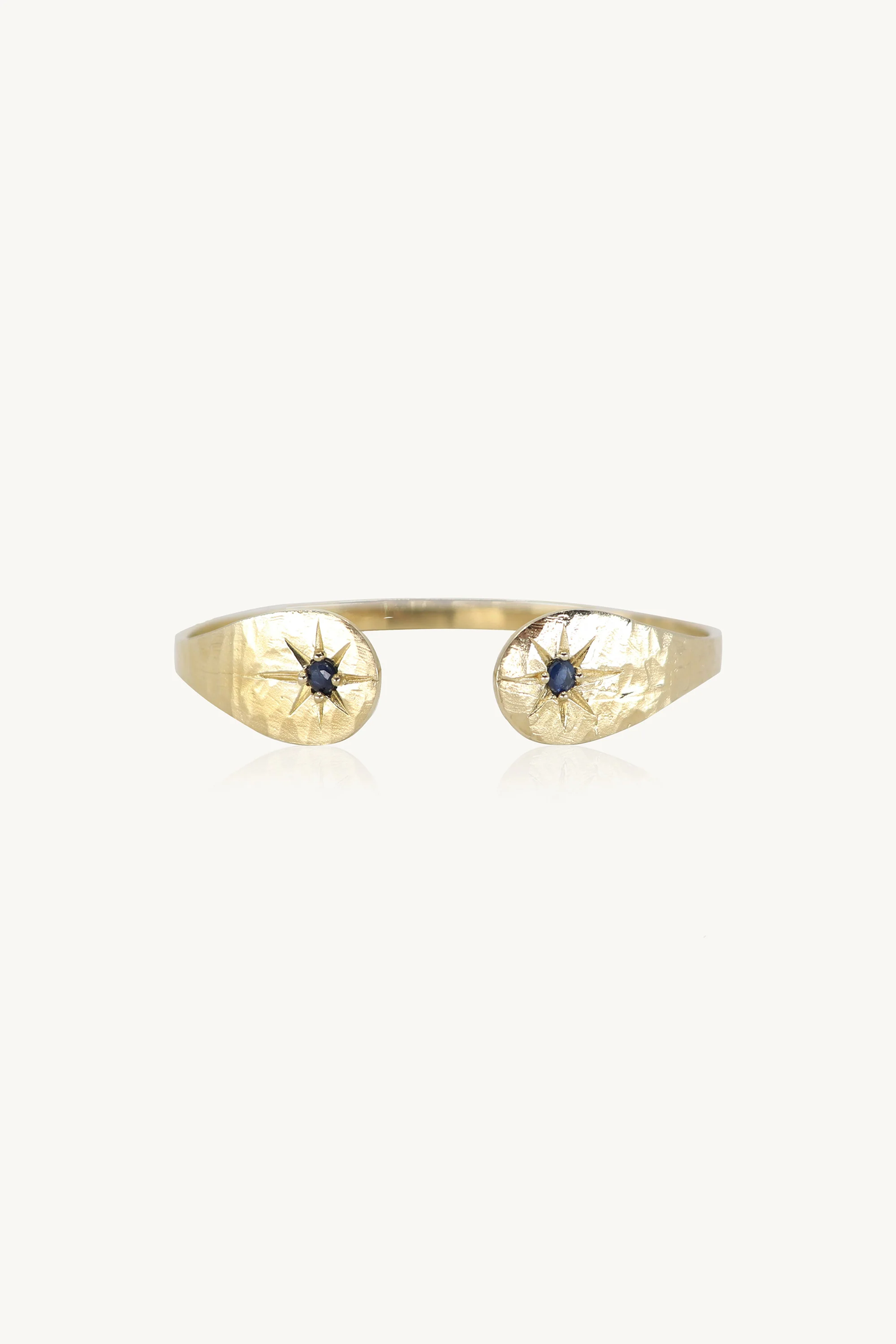 Sapphire Star Gold Cuff
