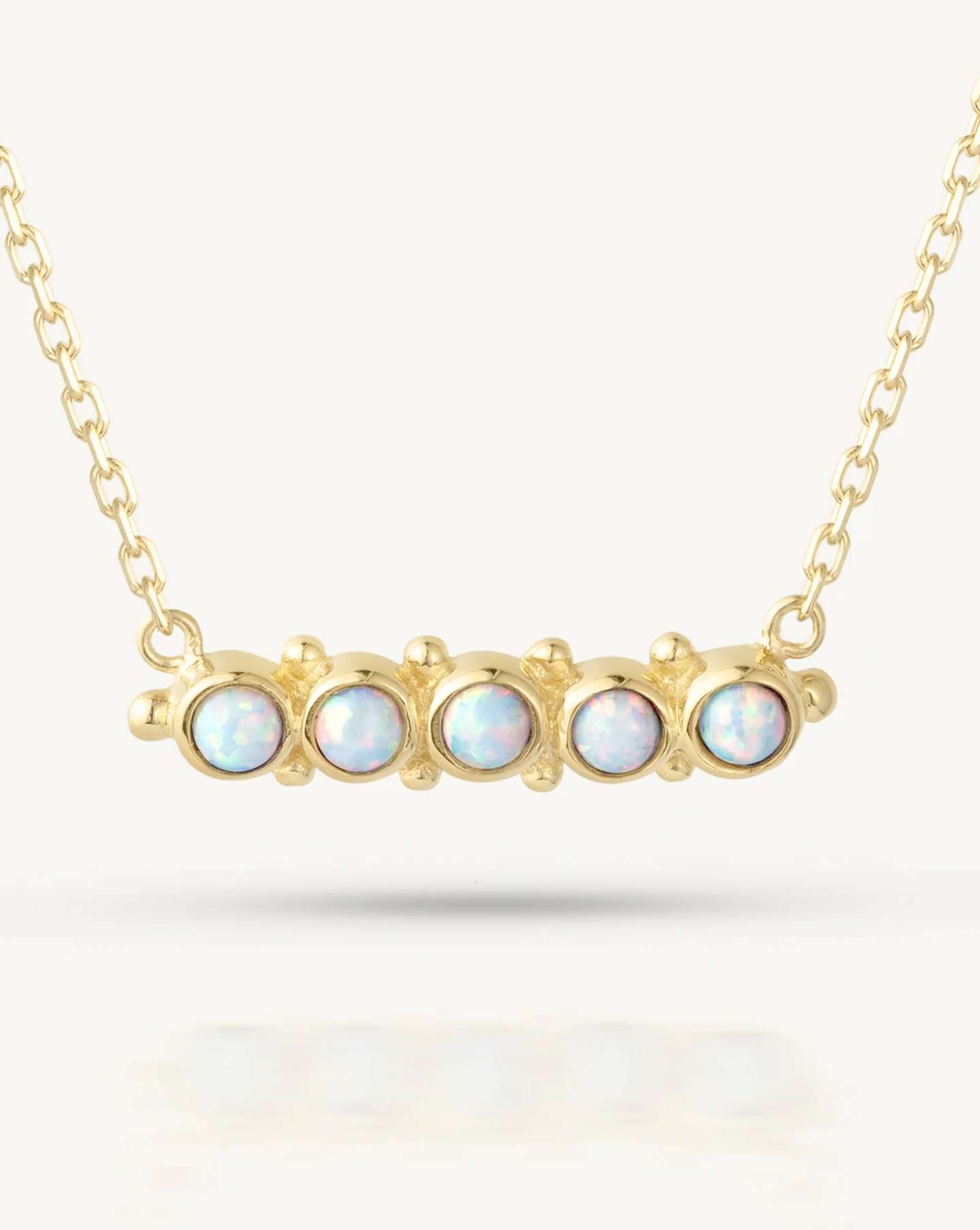 Opal Gold Necklace