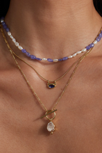 Load image into Gallery viewer, Nyra Iolite Gold Necklace
