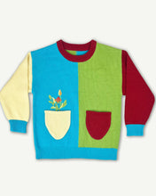 Load image into Gallery viewer, Pocket Treasure Spliced Knit Jumper
