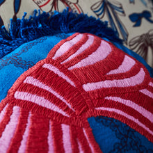 Load image into Gallery viewer, Lottie Embroidered Cushion
