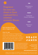 Load image into Gallery viewer, Felt Air Freshener - Tigerlily &amp; Jasmine
