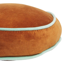Load image into Gallery viewer, Castilo Round Velvet Cushion - Copper
