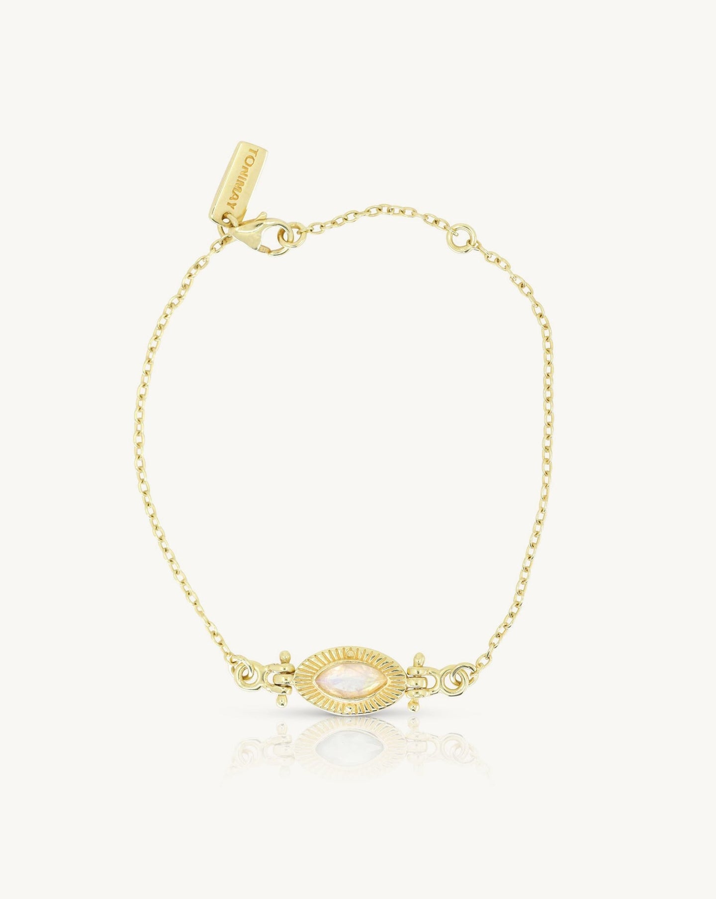 Radiance Moonstone Gold Bracelet