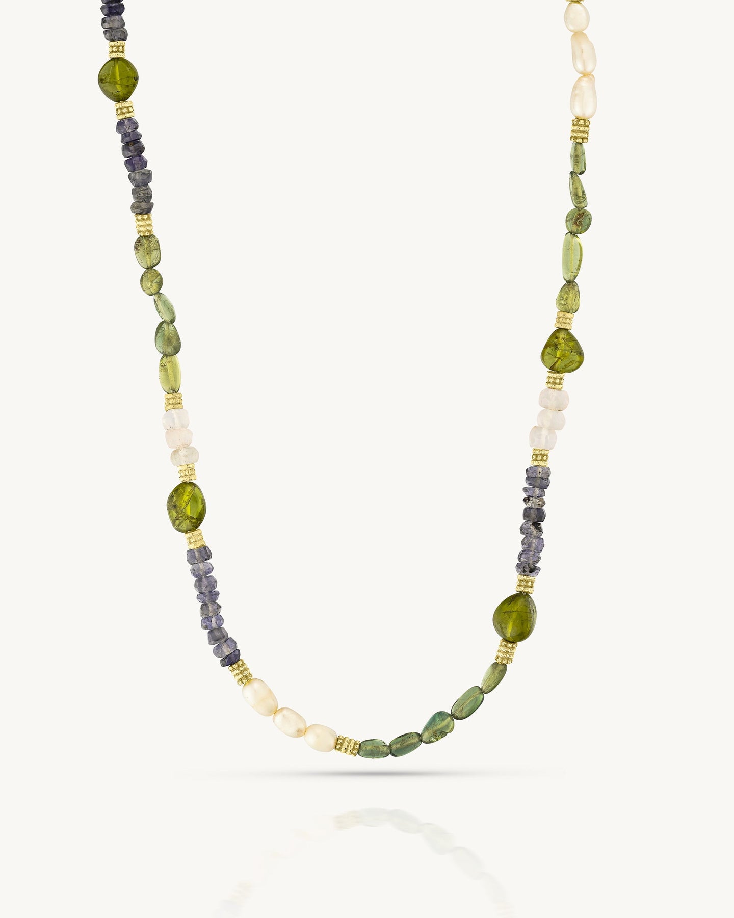 Wren Gold Beaded Necklace