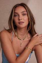 Load image into Gallery viewer, Wren Gold Beaded Necklace
