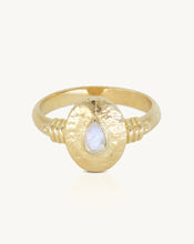 Load image into Gallery viewer, Esme Moonstone Gold Ring
