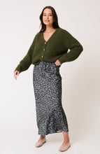 Load image into Gallery viewer, Millie Slip Skirt - Khaki Leopard
