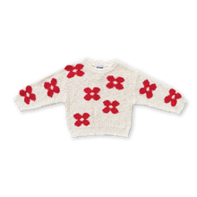 Load image into Gallery viewer, Knitted Posy Pull Over - Milk
