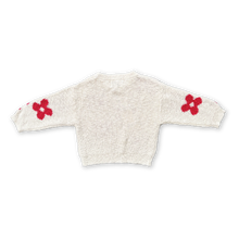 Load image into Gallery viewer, Knitted Posy Pull Over - Milk
