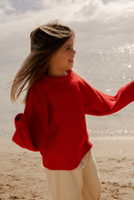 Load image into Gallery viewer, Merino Blend Everyday Pull Over - Flame
